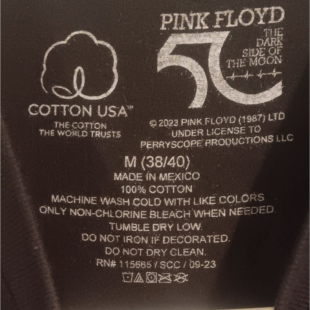 Pink Floyd Dark Side of the Moon T-Shirt Mens Medium - Picture 3 of 4